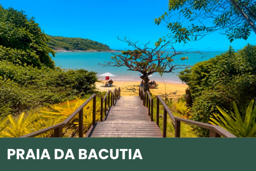 Praia da Bacutia em Guarapari
